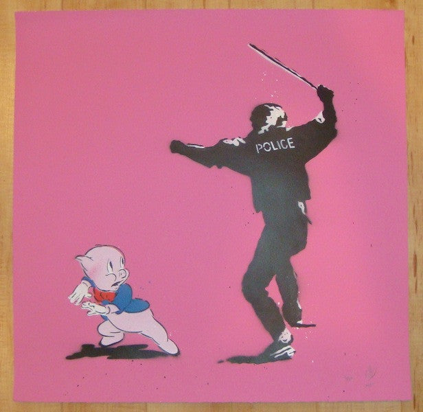 2012 Son Of A Bi-Bi-Bi... Gun - Pink Art Print by European Bob