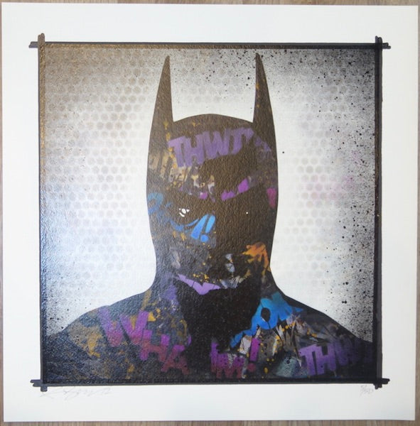 2012 Tagged Batman - Giclee Art Print by Rene Gagnon