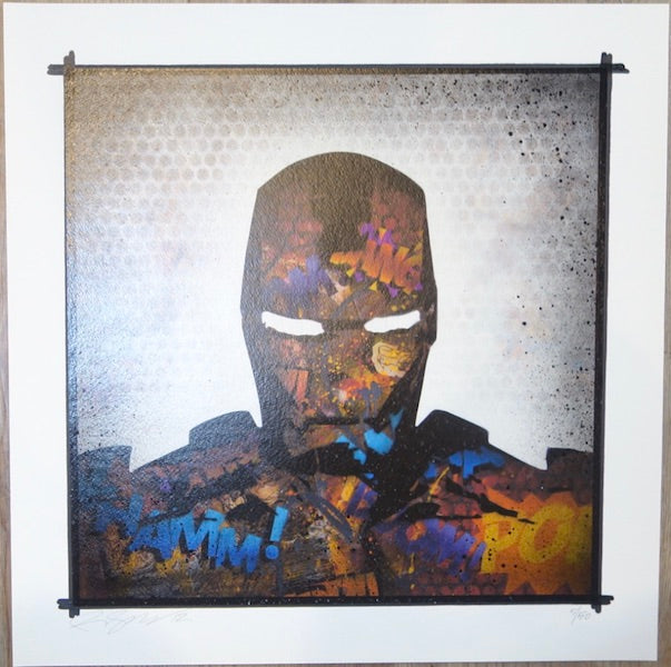 2012 Tagged Iron Man - Giclee Art Print by Rene Gagnon