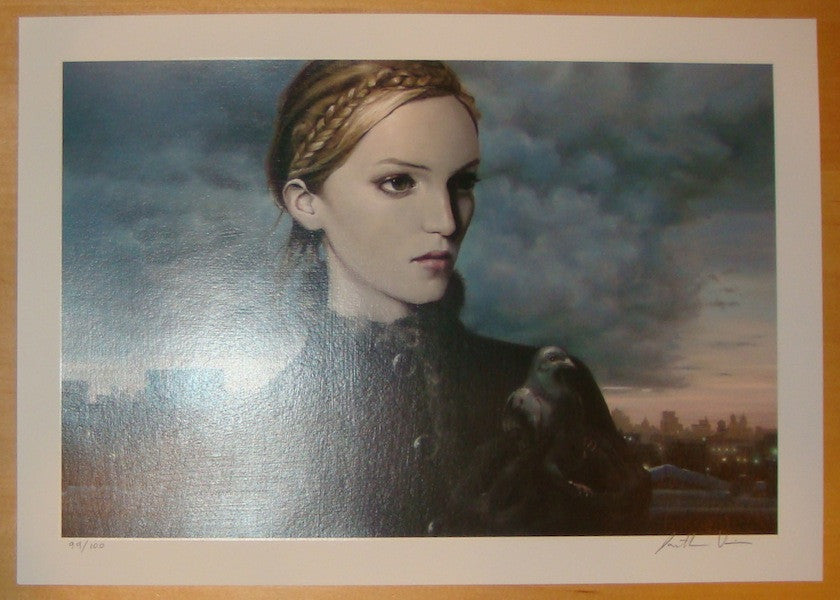 2012 Theme For A Pigeon - Giclee Art Print by Jonathan Viner