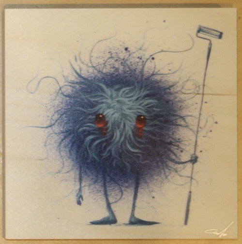 2012 The Painter - Seeker Friends #2 on Wood Block UV Art Print by Jeff Soto