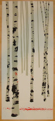2004 The White Birches - Silkscreen Art Print by Dan McCarthy