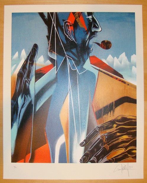 2012 Tipping Point - Silkscreen Art Print by Dave Kinsey