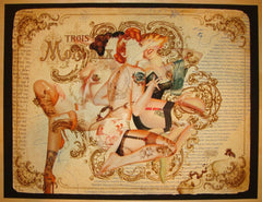 2010 Trois No. 1 - Giclee Art Print by Handiedan