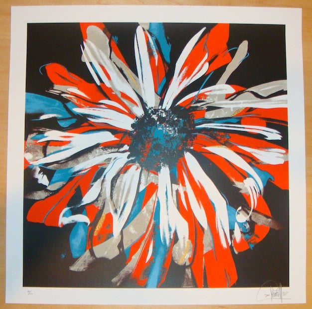 2012 Valle Flor - Silkscreen Art Print by Dave Kinsey