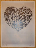 2011 Waiting Kills - Silver Silkscreen Art Print by Prefab