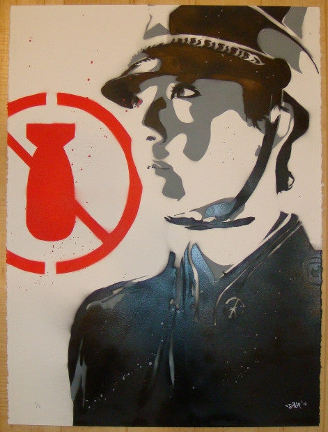2010 Y.A.N. - Stencil & Spraypaint Art Print by Wizdom